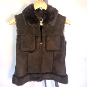 Bebe Faux Fur Vest
